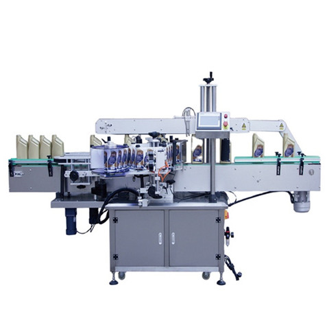 מכונת תיוג תעשייתית המוחזקת על ידי מכונת מדפסת מדבקה בהתאמה אישית 