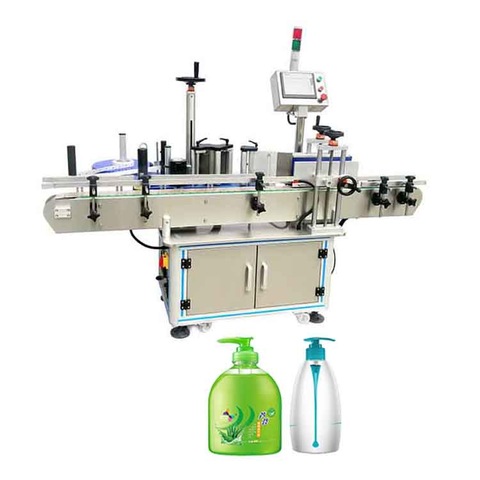 Zonesun מדבקת תווית בקבוק פלסטיק מים אוטומטית מכונת תיוג בקבוקים עגולה עם שולחן קידוד עם קודן תאריך 