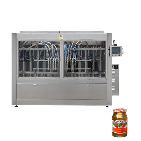 מכונת מילוי הדבקת קרם נוזלי אוטומטית למזון ולמרקחות 