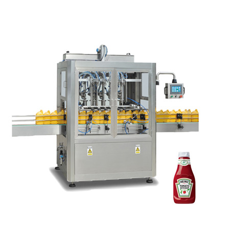 מכונת מילוי הצפת כוח משיכה בקבוקים נוזליים אוטומטיים 